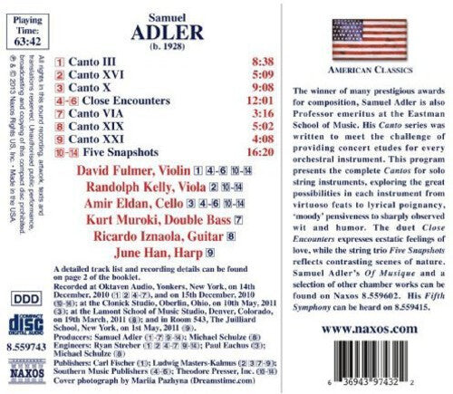 

CD диск Adler / Fulmer / Kelly: Music for Strings
