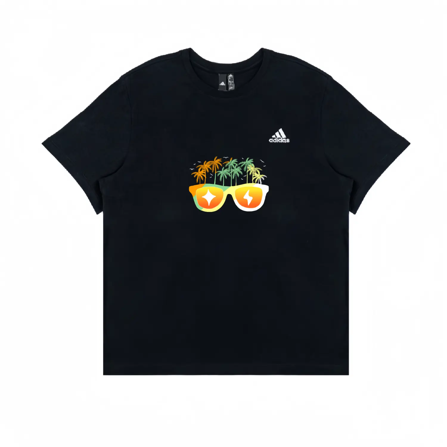 

Футболка Unisex с 3 полосками Adidas, черный