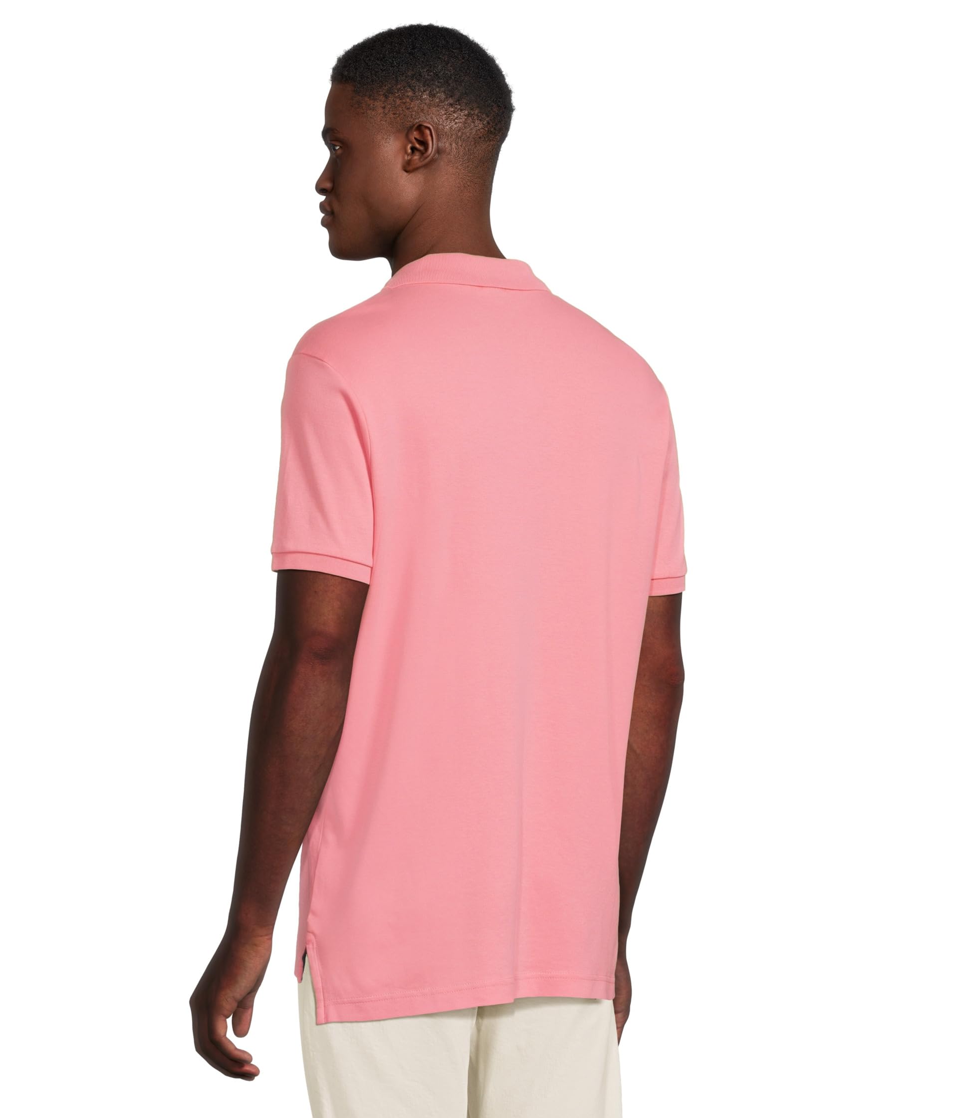 Поло U.S. POLO ASSN. Solid Interlock Polo, розовый — фото 3