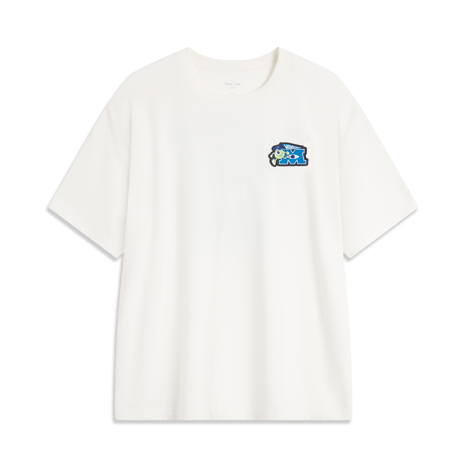 

Лининг x DISHINIGUAISHOUDAXUELIANMING Disney футболка унисекс цвета слоновой кости