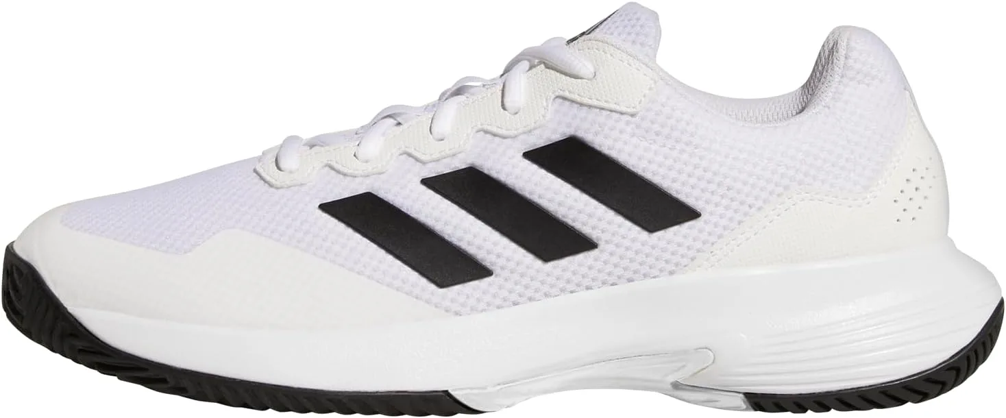 Мужские теннисные кроссовки Adidas Gamecourt, белый/черный