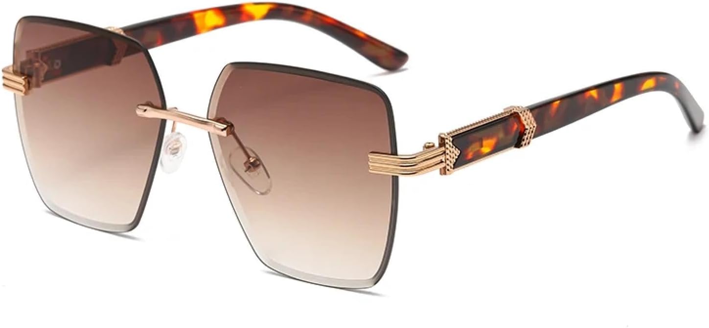 

Солнцезащитные очки с защитой от УФ-излучения UV400 | Легкая оправа | Для женщин и мужчин | Для занятий спортом на открытом воздухе и вождения DSVIGF, Gold Gradient Brown