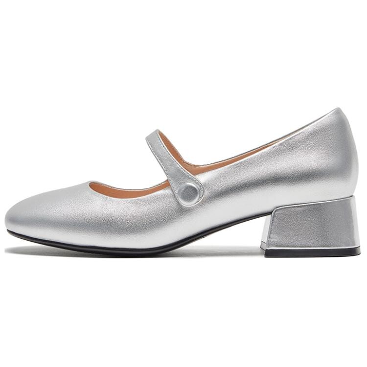 

Туфли Мэри Джейн женские Hush Puppies, серебряный