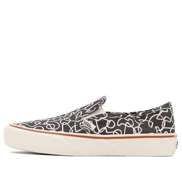 

Кроссовки slip-on sf 'textured waves' Vans, черный