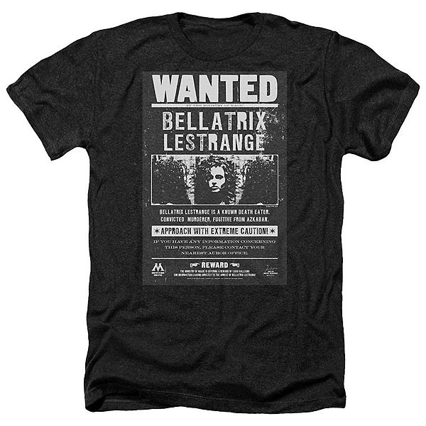 

Футболка Harry Potter Wanted Bellatrix Adult Heather Licensed Character