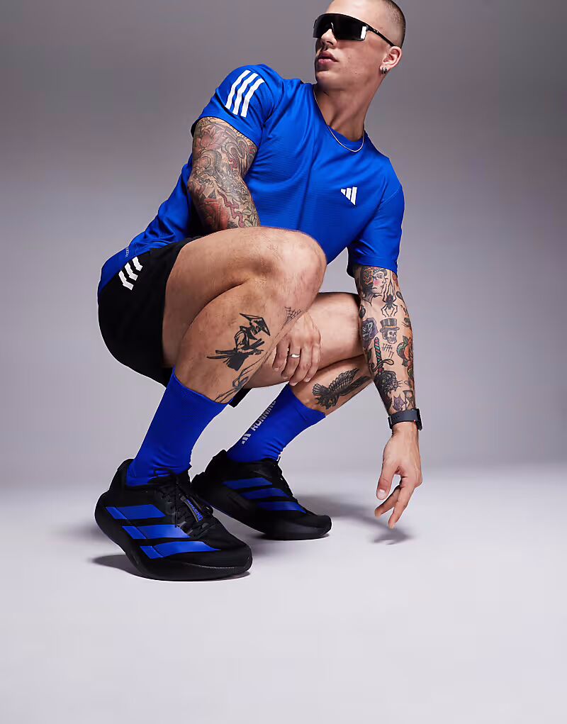 

Кроссовки Adidas Running Adizero EVO SL черного и синего цвета Adidas Performance