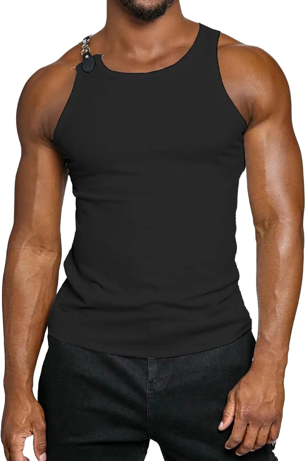 

Мужская майка-ашертка с круглым вырезом и резинкой VgueElegc