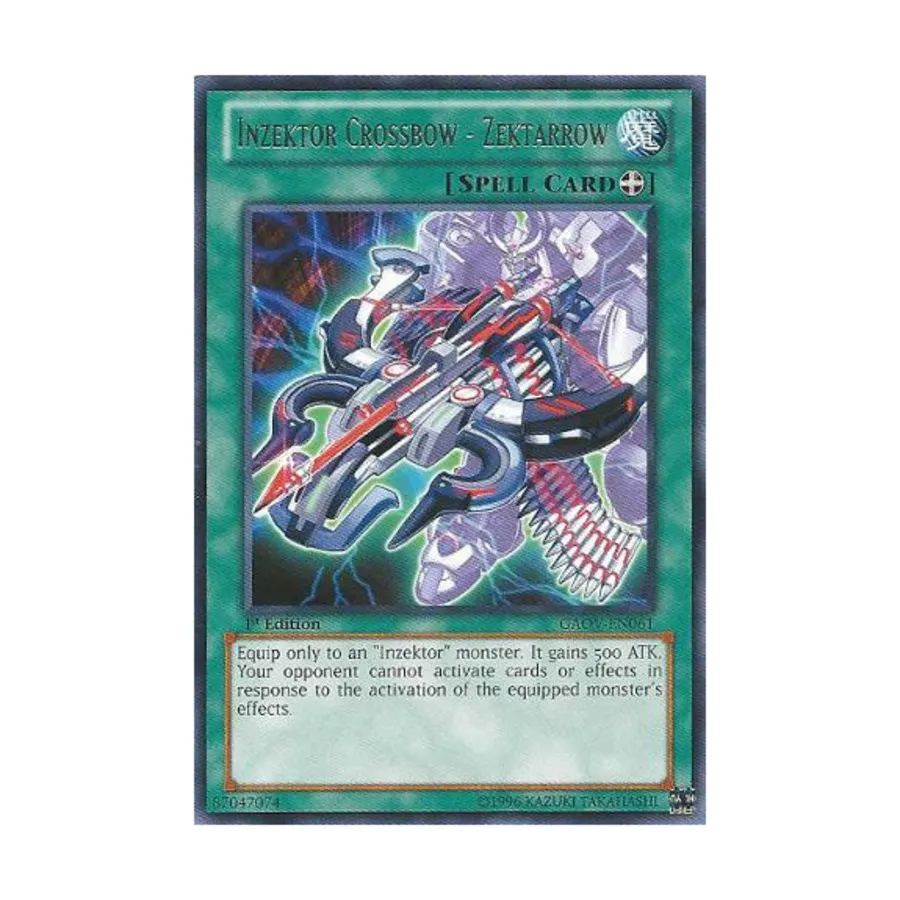 

CCG Арбалет Инзектор — Зектарроу (Редкий), Yu-Gi-Oh - Galactic Overlord - Singles