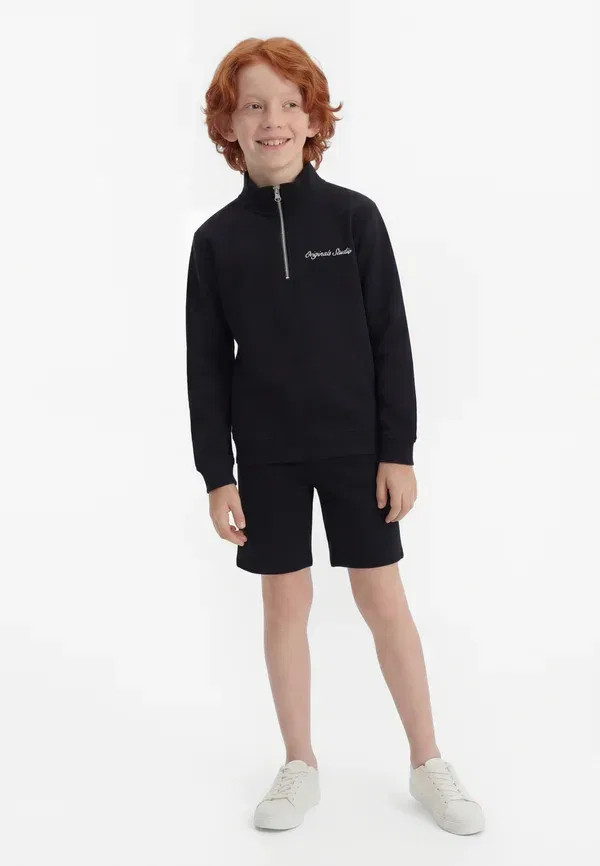 Толстовка с полузамком Jack & Jones Junior, черный