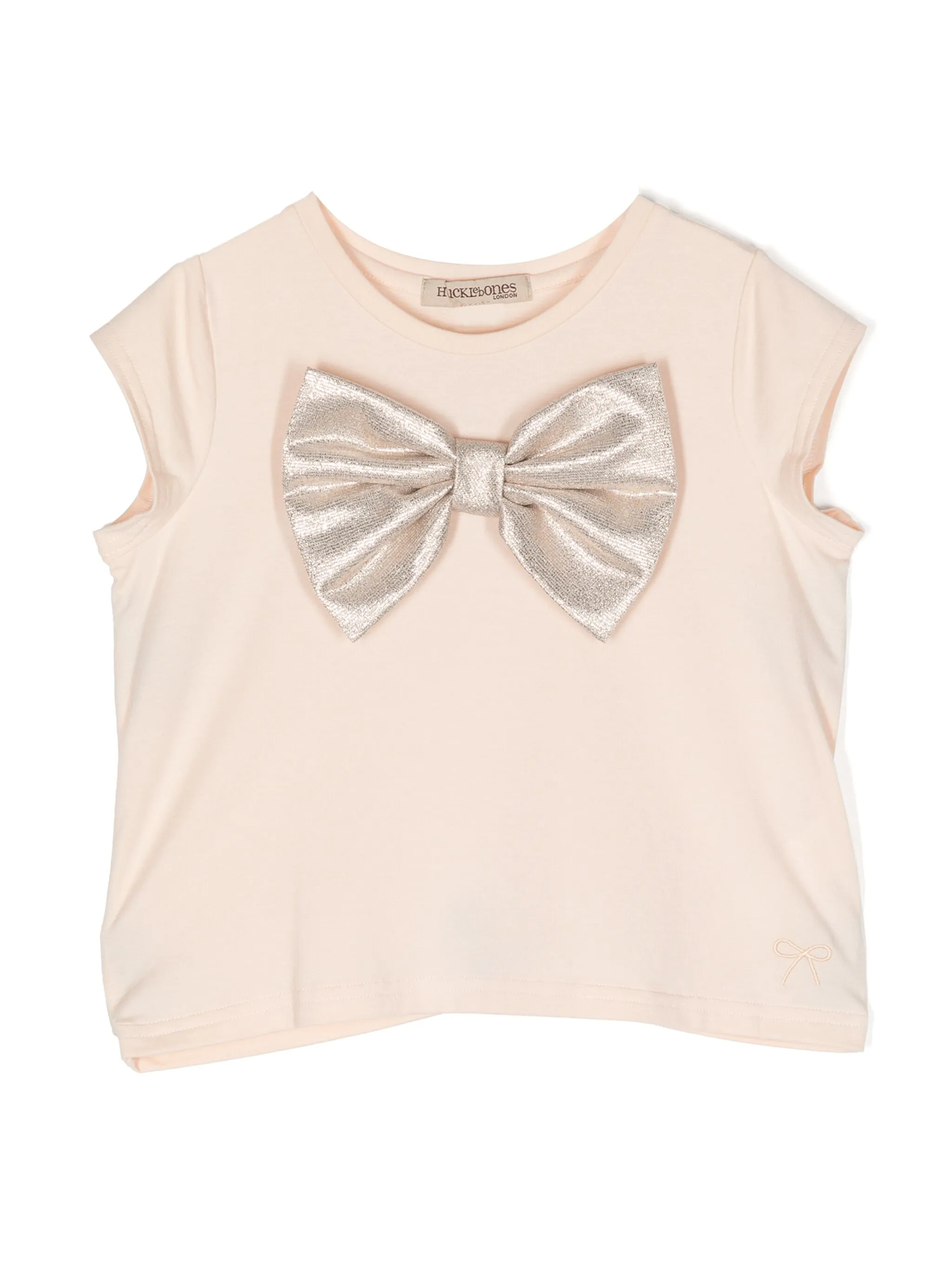 

Футболка из джерси с бантом Hucklebones London, розовый