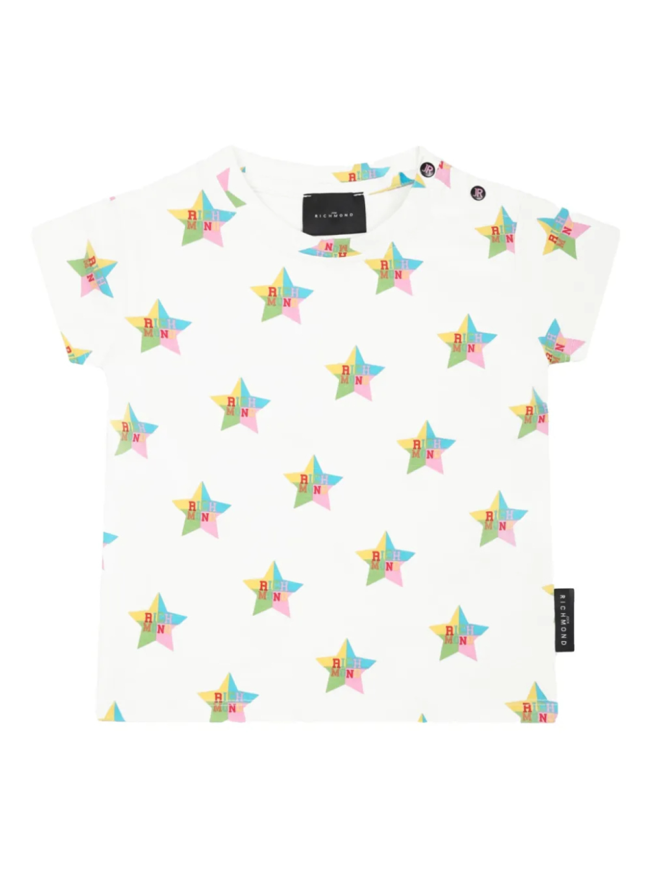 

Футболка с изображением звезды Джона Ричмонда-младшего John Richmond Junior, белый