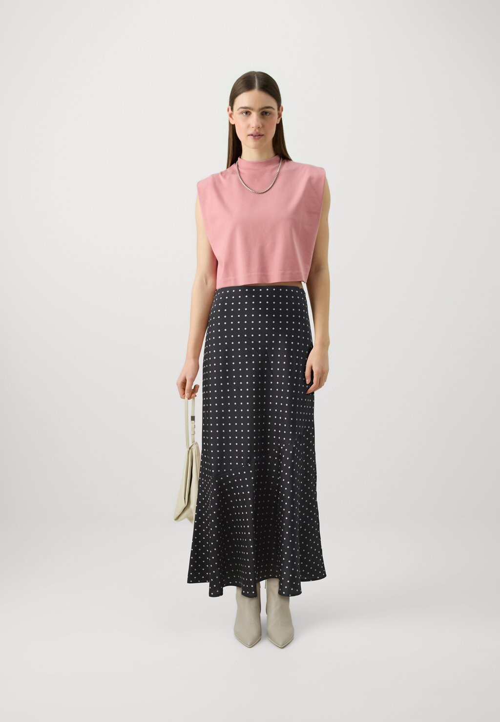 

Юбка макси NEW LINDA FLARE SKIRT Guess, черный