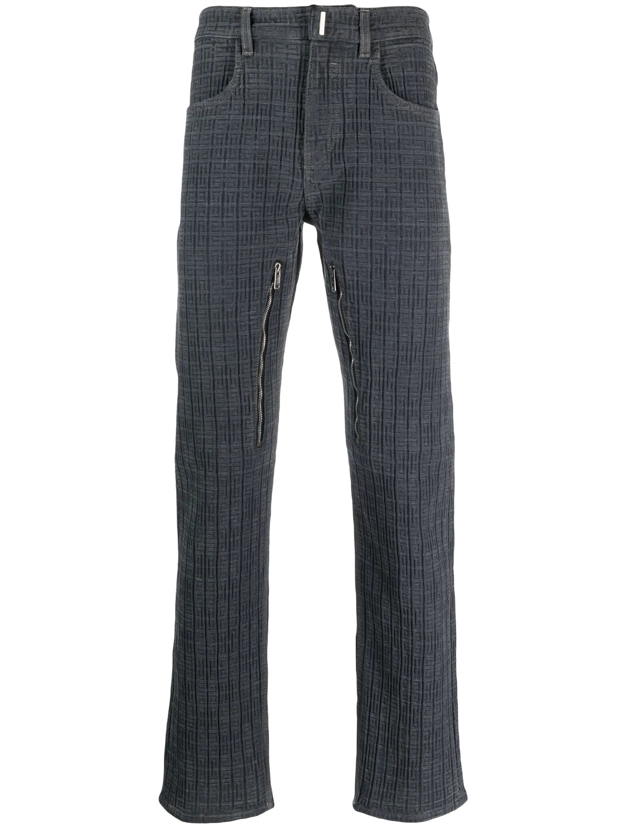 

Джинсы на молнии с рисунком 4G Givenchy, серый