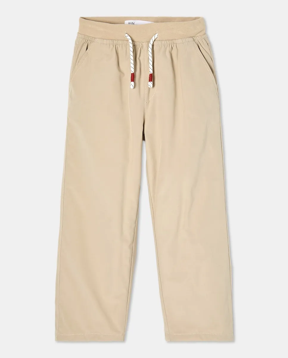 

Детские брюки из гладкой микрофибры Kids El Corte Inglés, светло-серый