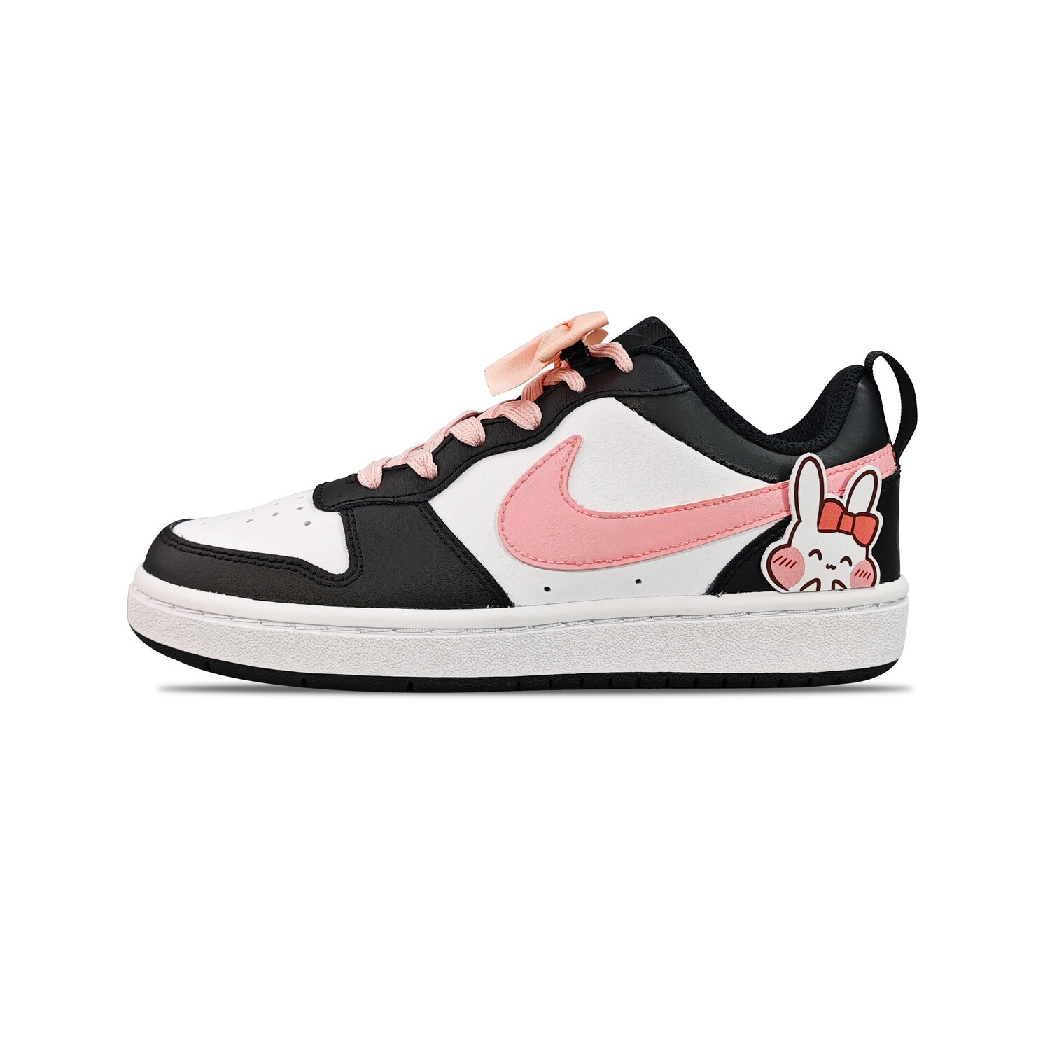 

Кроссовки Nike Court Borough Skateboarding Shoes Women's Low-top Black/Pink, цвет Peach