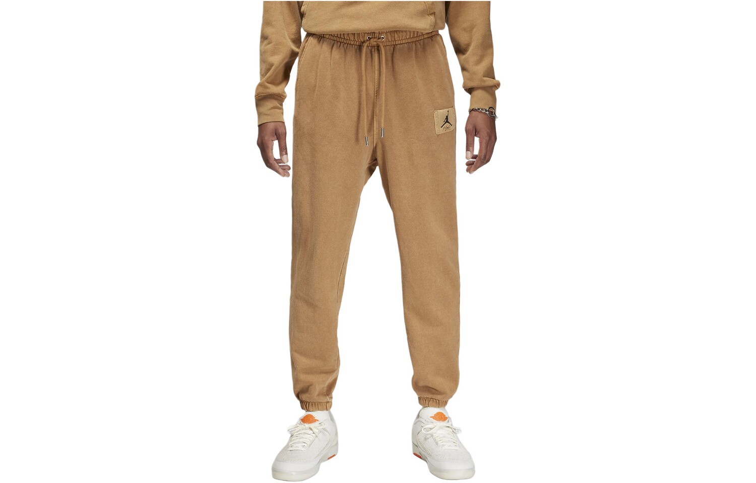 

Спортивные брюки Flight Knit мужские цвета хаки Jordan, хаки