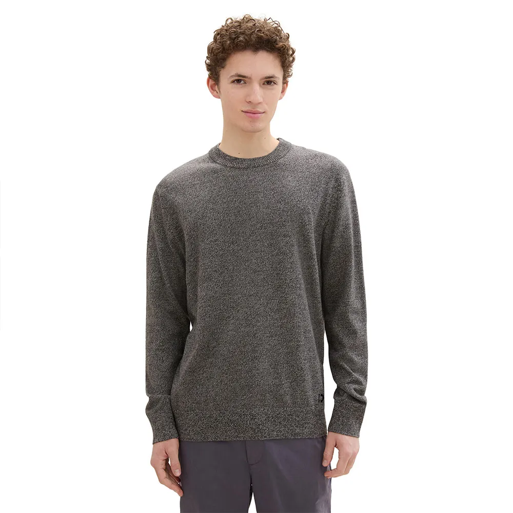 

Свитер Tom Tailor Basic Crewneck Knit, серый