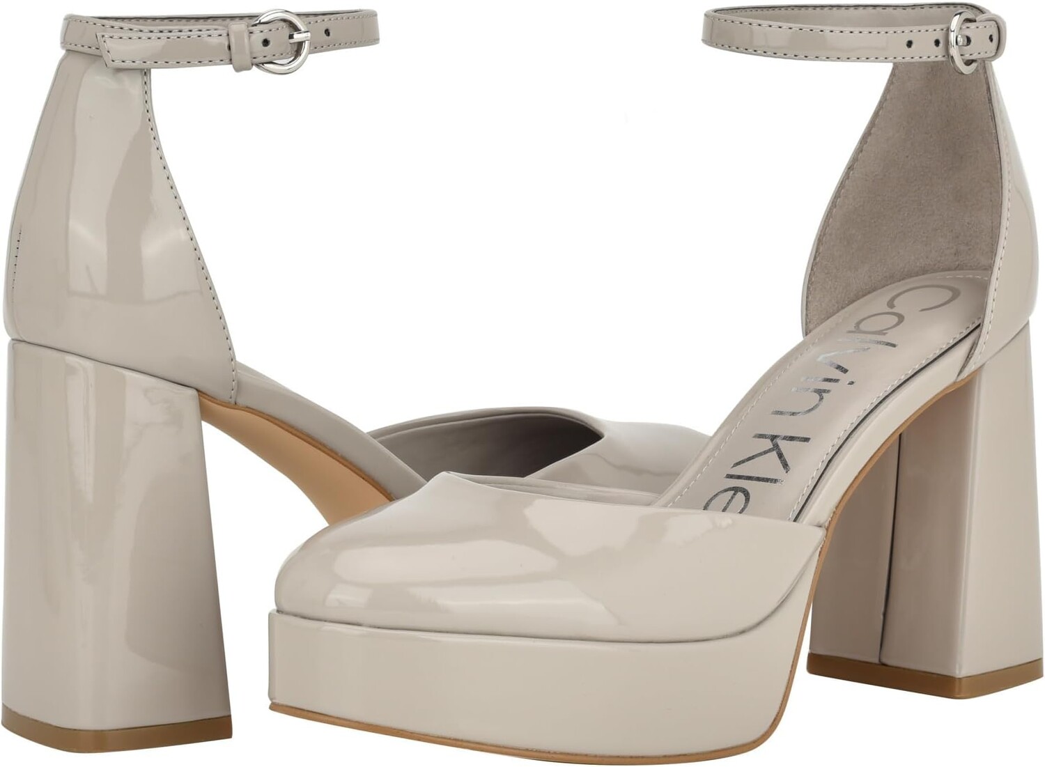 Туфли Sabin Calvin Klein, цвет Light Grey Patent