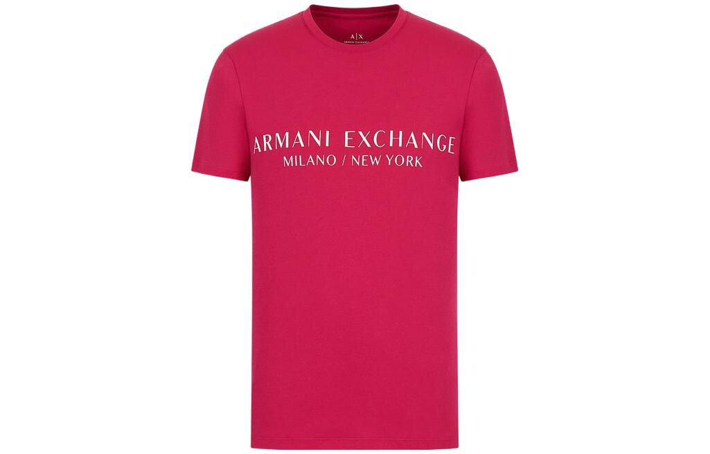 

Футболка мужская фуксия Armani Exchange, фуксия