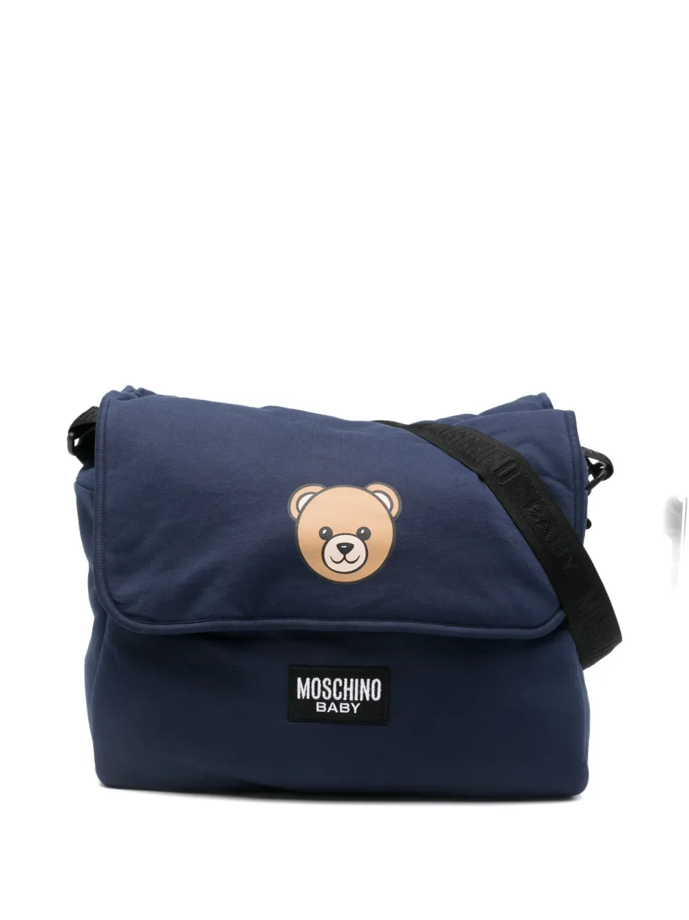 

Сумка для пеленания с принтом "тедди" Moschino Kids, синий