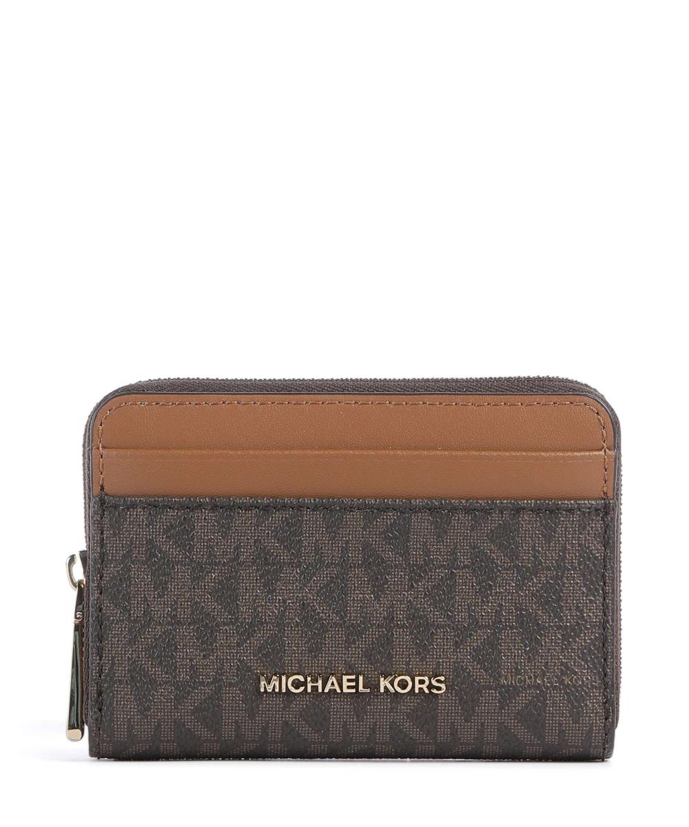 

Кошелек из парусины Jet Set Michael Kors, коричневый