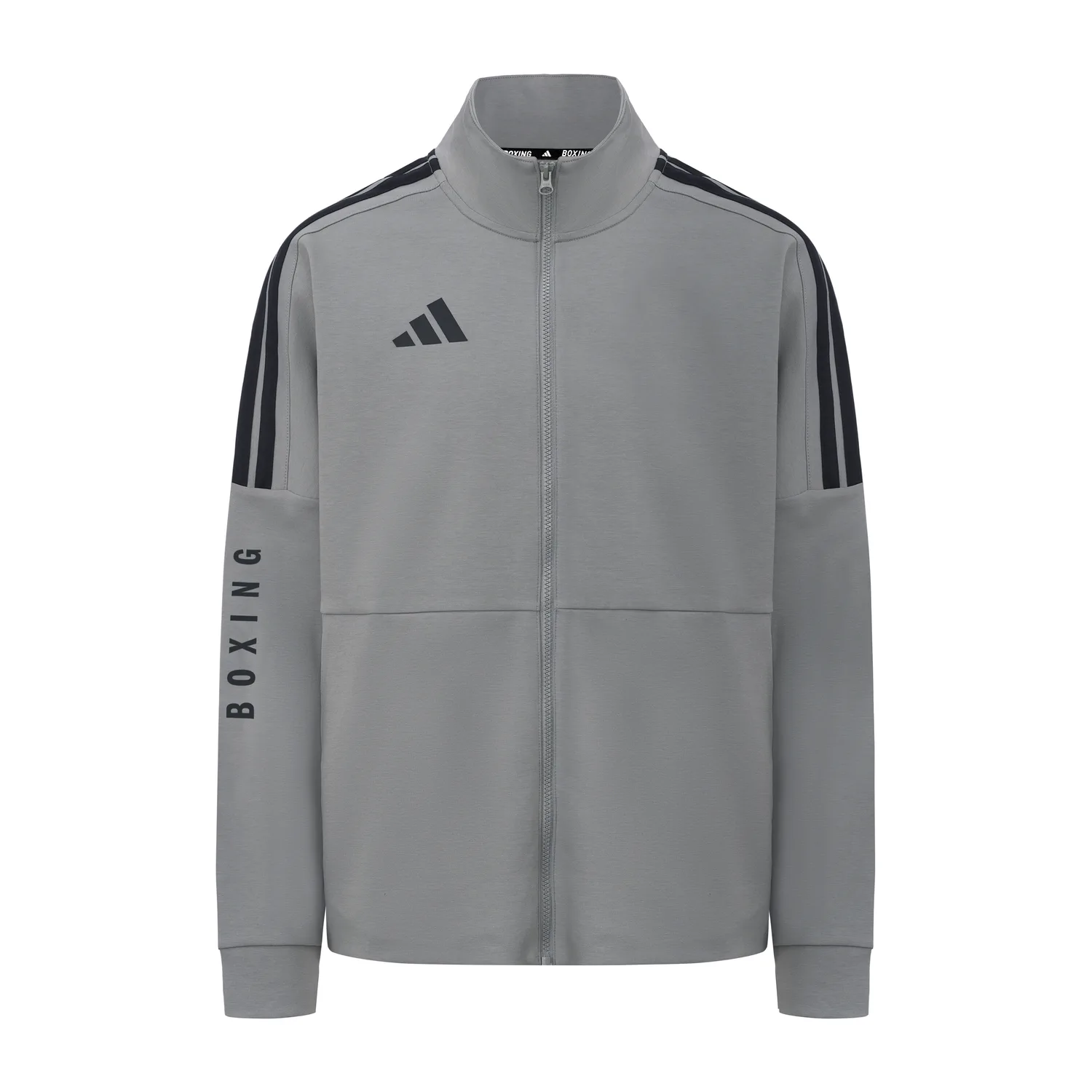 Adidas Повседневный спортивный костюм унисекс серый черный — фото 3