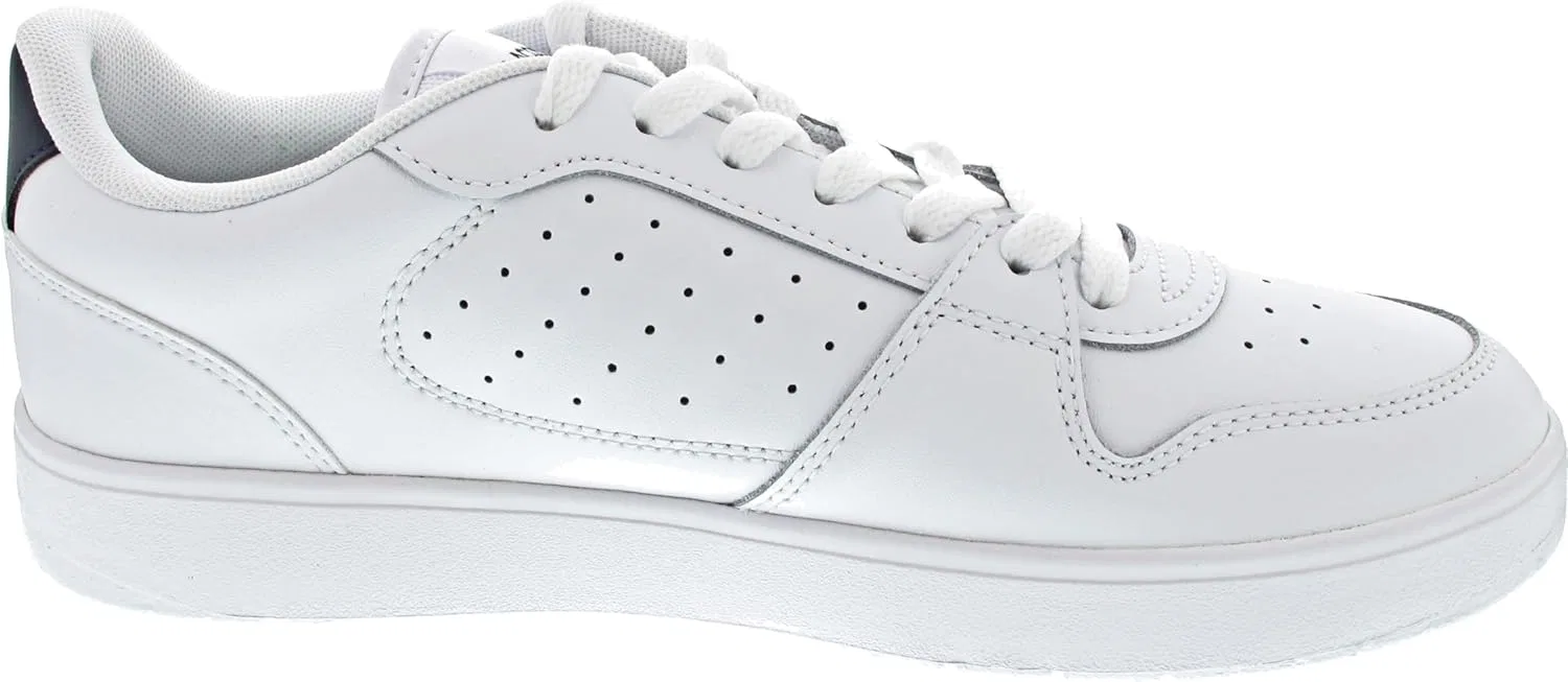 Мужские кожаные кроссовки Lacoste Court Ace, Navy — фото 3
