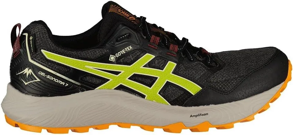 Мужские кроссовки ASICS Gel-Sonoma 7, черный/зеленый/серый — фото 2