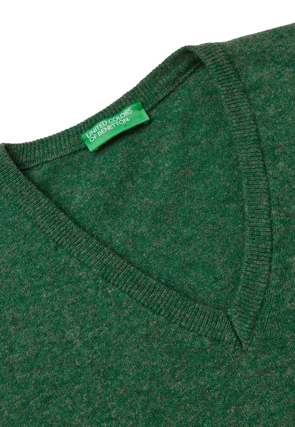 

Джемпер V-NECK United Colors of Benetton, зеленый