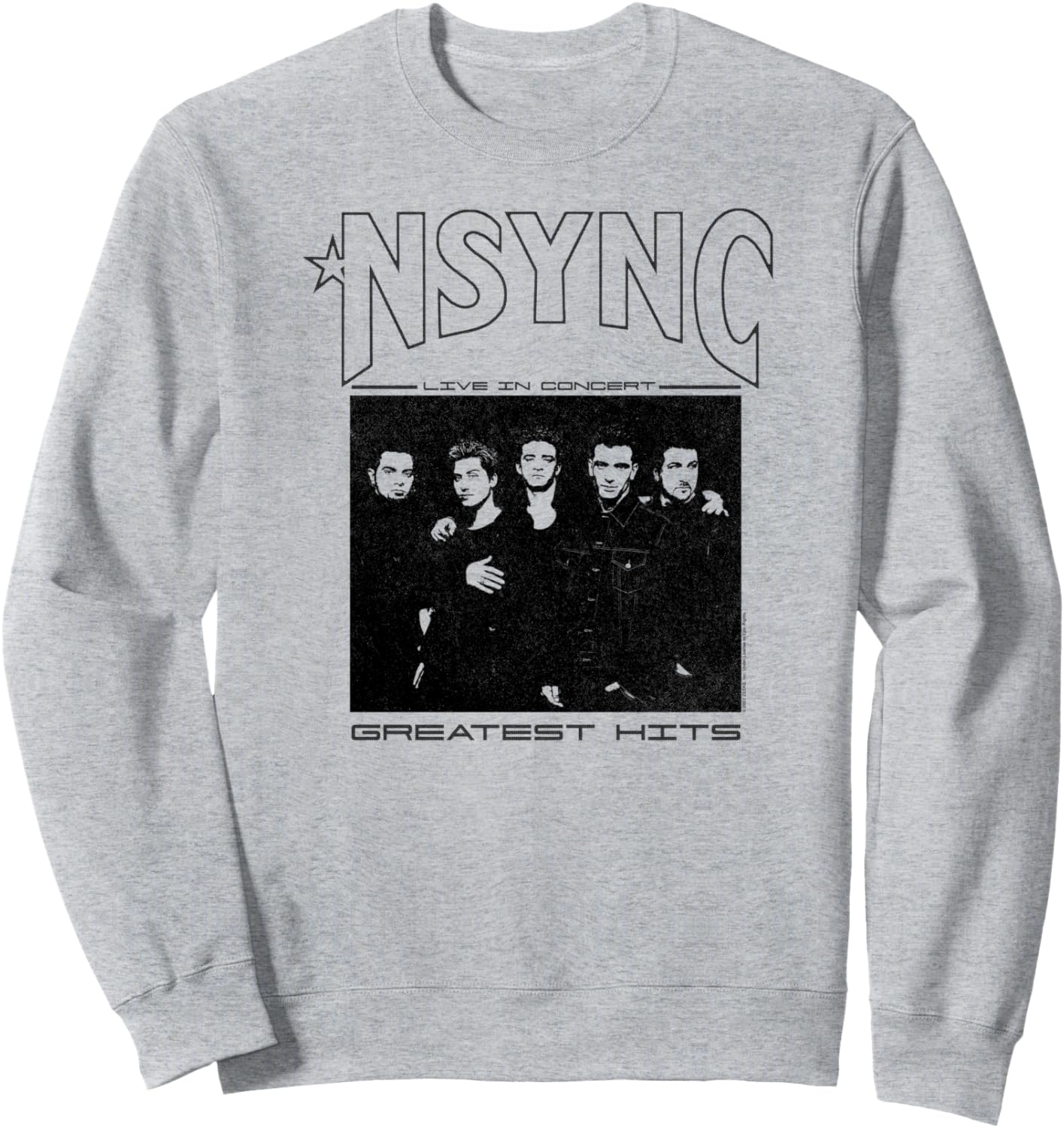 

Официальная толстовка NSYNC Сборник лучших хитов, серый