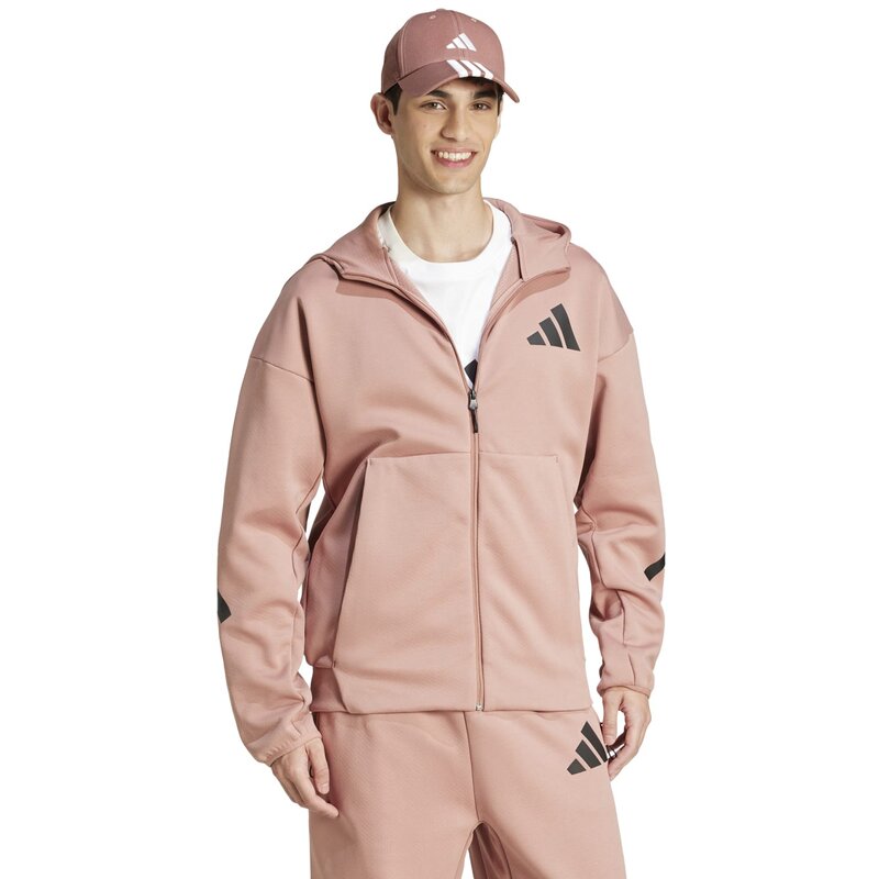 Толстовка с капюшоном новая adidas zne zip (обычная и длинная) Adidas, цвет warcla — фото 4