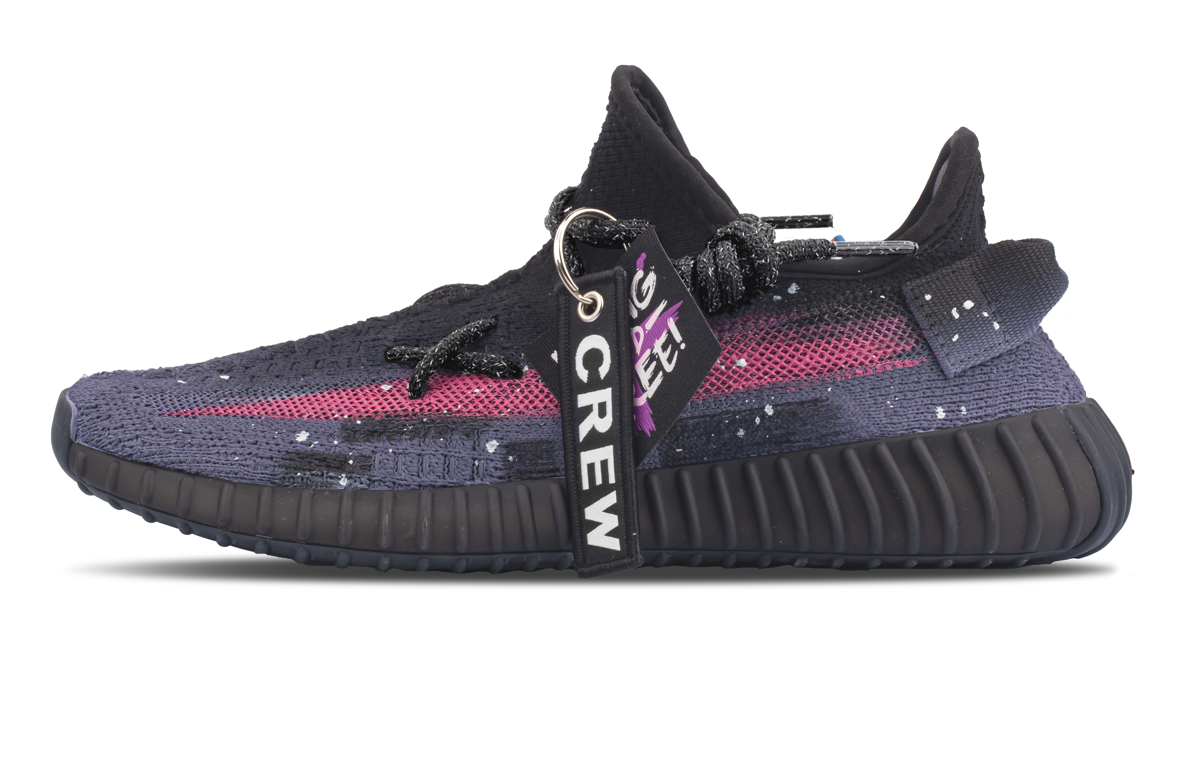 Adidas Originals Кроссовки Yeezy Boost 350 V2 Purple Night Coconut Shadow, нескользящие, повседневные, унисекс, фиолетово-розовые