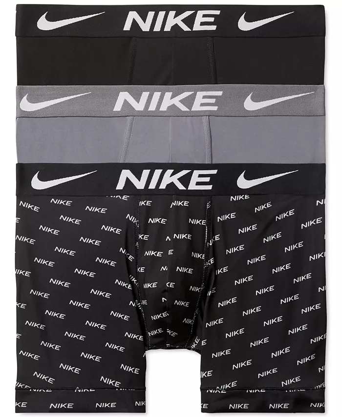

Мужские боксеры DRI-Fit Essential Micro, 3 шт Nike, черный