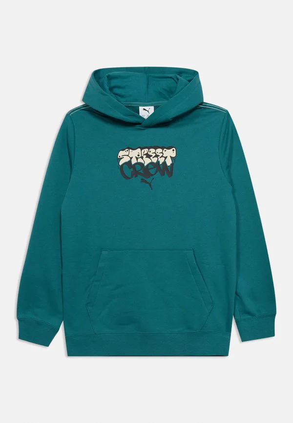 Худи средней высоты, унисекс худи Puma, Emerald Ice — фото 3