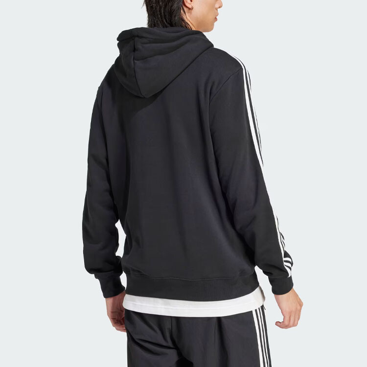 Хлопковая толстовка с капюшоном и логотипом Adidas Adidas Originals, черный — фото 3