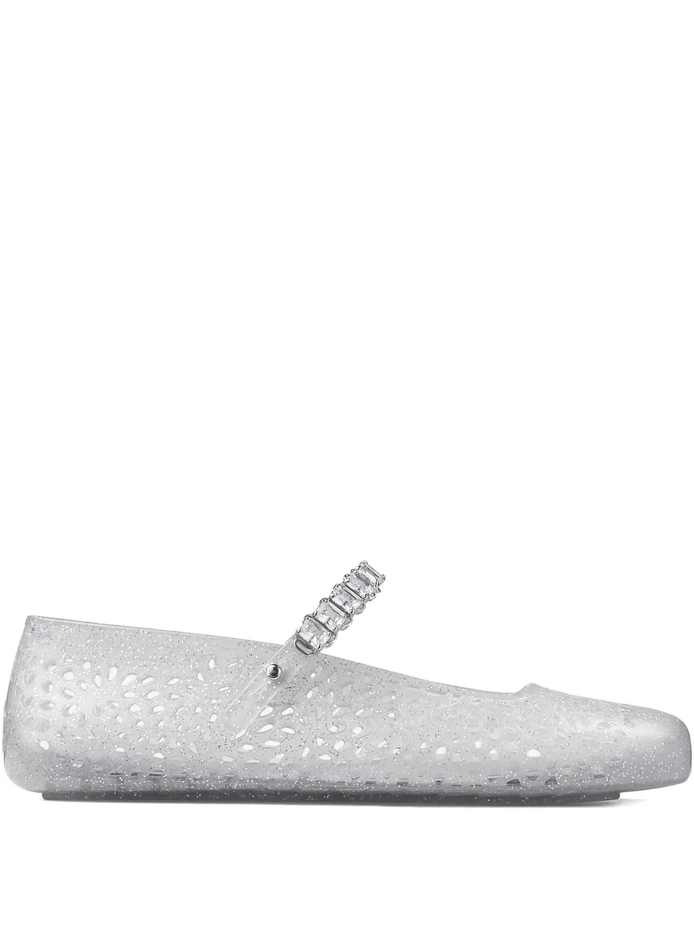 Балетки Jelly JIMMY CHOO, серебяный