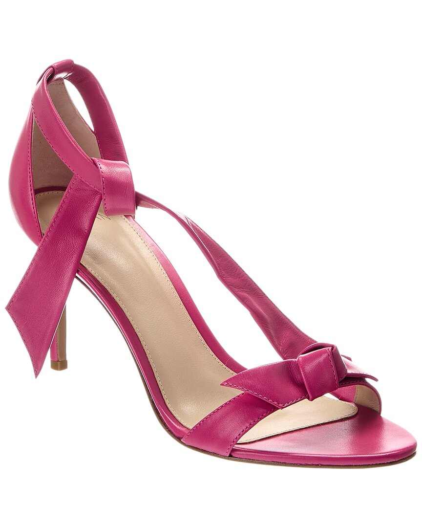 Александр Бирман Кларита 75 Кожаные сандалии Alexandre Birman, розовый