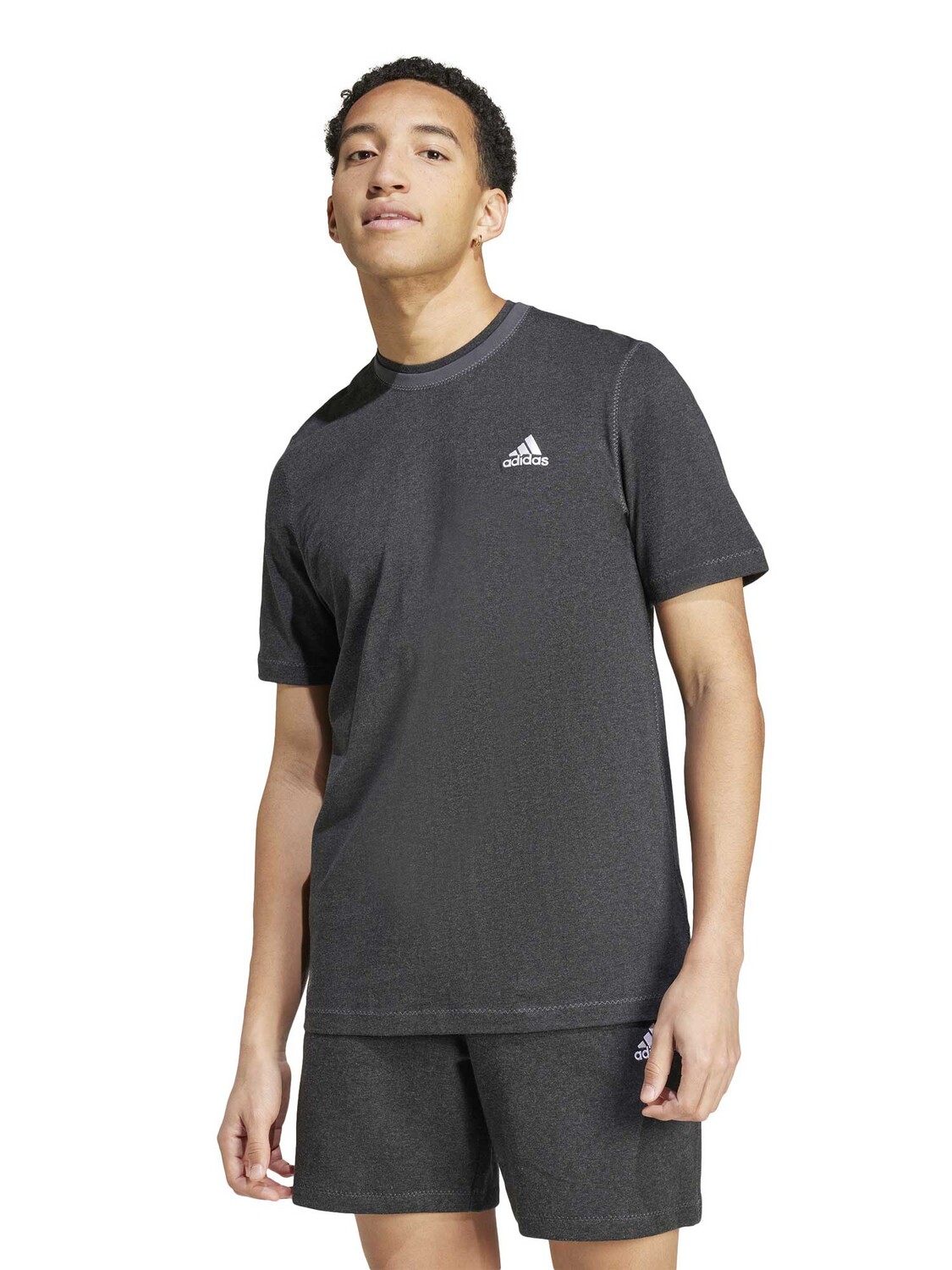 

Футболка Adidas Sportswear Seasonal Essentials Melange T-Shirt, черный