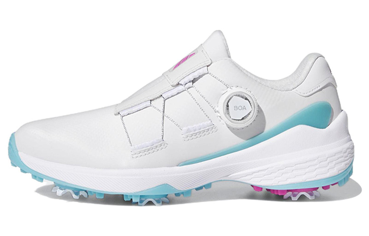 

Adidas Женские гольф-ботинки ZG23 Boa Lightstrike 'Белые с предварительно поношенным синим'