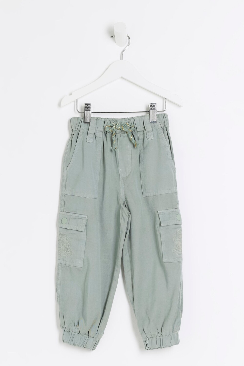 

Мини-Брюки карго для девочек River Island, зеленый