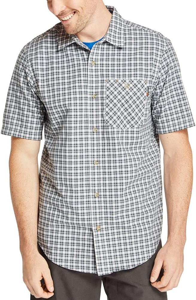 

Timberland PRO мужская рабочая рубашка с коротким рукавом Plotline, Spruce Old Town Plaid