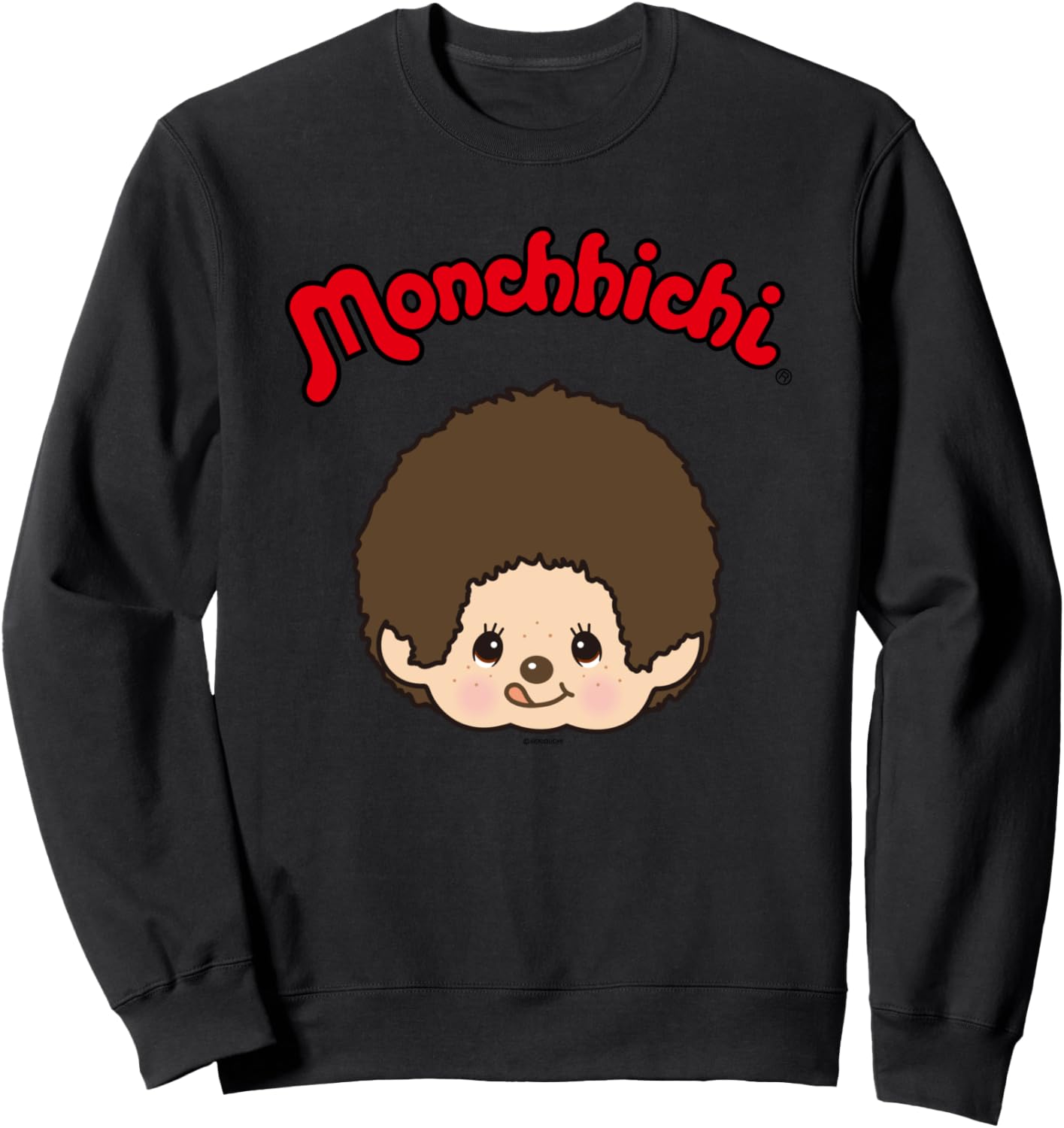 

Толстовка с графическим принтом Monchitch Monchhichi, черный