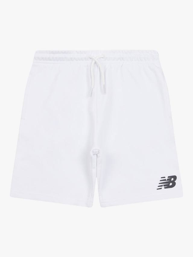 

Детские шорты с логотипом New Balance, Bright White