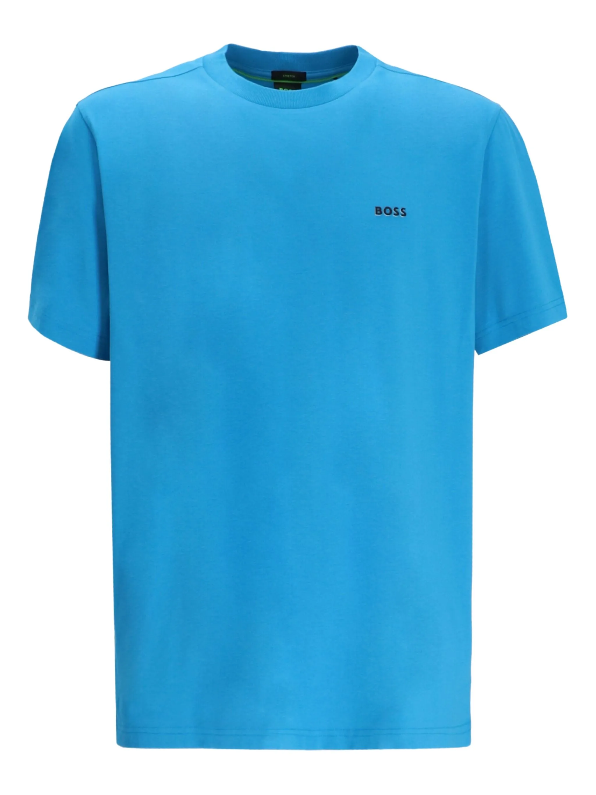 

Футболка с вышитым логотипом Boss, синий