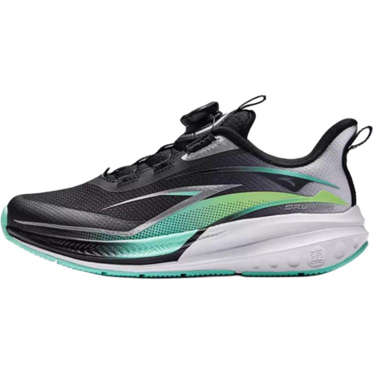 

Antakids Детские кроссовки для бега низкие с технологией Anti Kick Cushioning черные зеленые