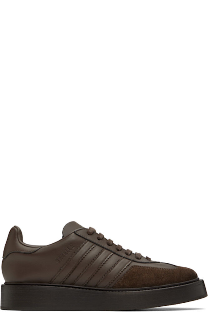 Коричневые кроссовки Gazelle для помещений Adidas Originals