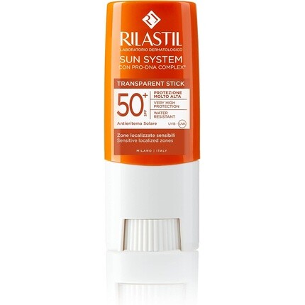 

Rilastil Sun System Прозрачный стик SPF50+ Солнцезащитный крем для лица 8,5 мл