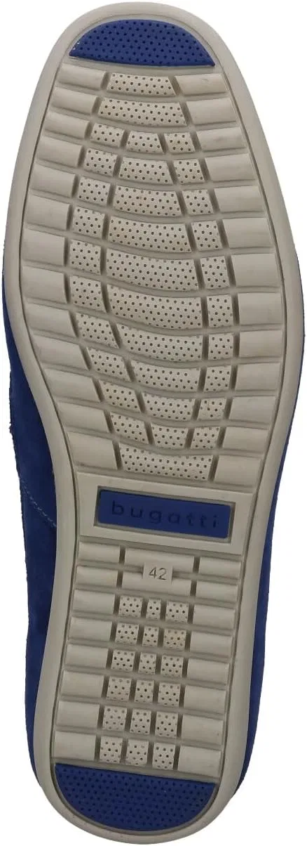 Мокасины, синие, Bugatti — фото 3