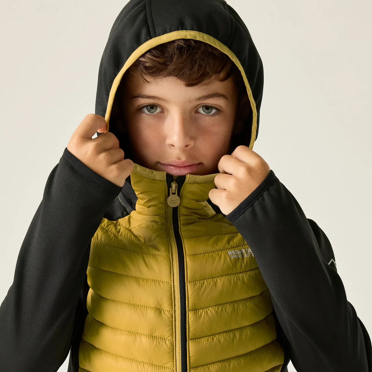 Детская куртка Hybrid Quilted Regatta, горчичный — фото 4