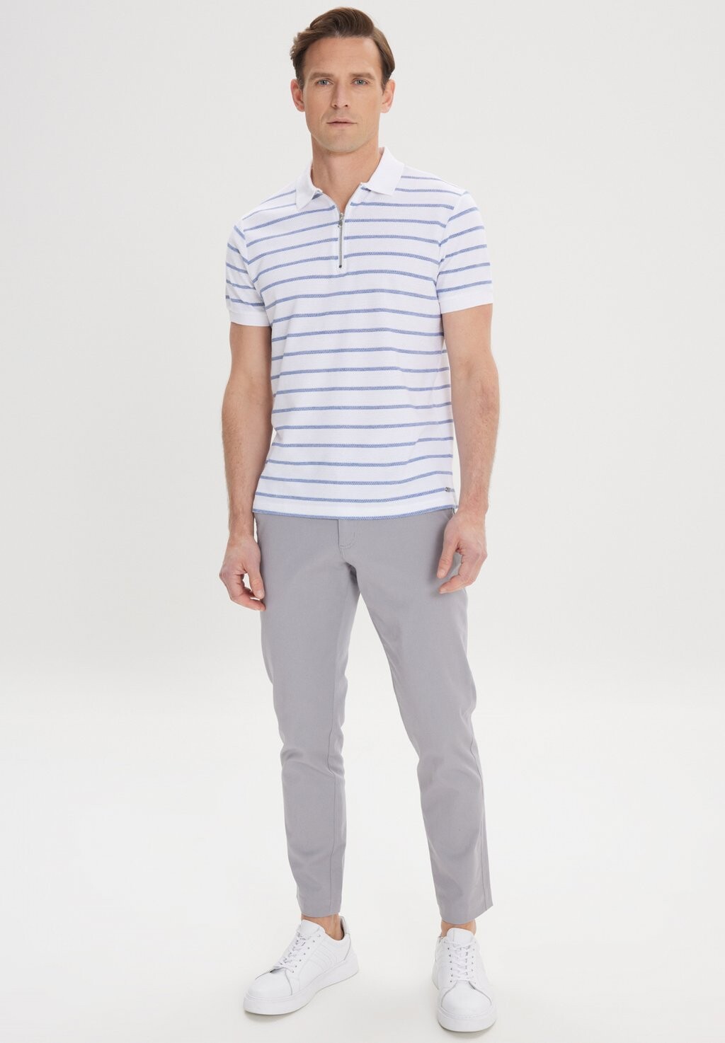 

Чино Slim Fit Side Pocket AC&CO / ALTINYILDIZ CLASSICS, серый